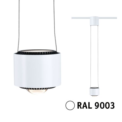 Paulmann, Paulmann Aldan Hochvolt-Schienensystem-Leuchte URail 8.5 W Signal-Weiß