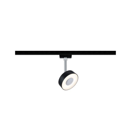 Paulmann, Paulmann Circle Hochvolt-Schienensystem-Leuchte URail LED fest eingebaut 5 W LED Schwarz (matt)