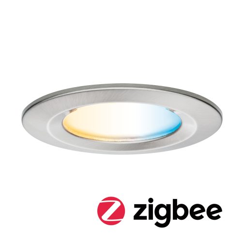 Paulmann, Paulmann 92448 LED-Deckenleuchte, LED-Einbauleuchte 6 W Eisen (gebürstet)