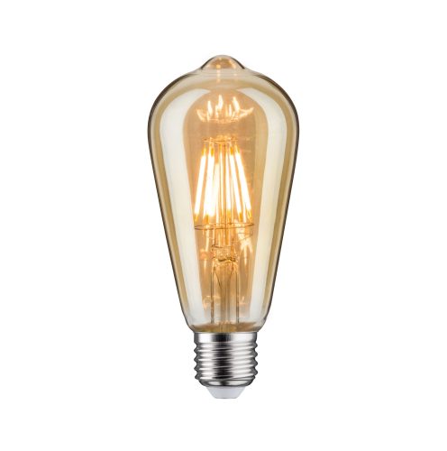 Paulmann, Paulmann 28523 LED E27 Spezialform 6 W = 42 W Gold (Ø x H) 64 mm x 145 mm 1 St.