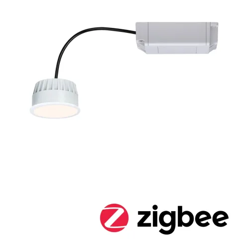 Paulmann, Paulmann LED Coin ZigBee LED-Bad-Einbauleuchte LED-Modul EEK: G (A - G) LED Satin