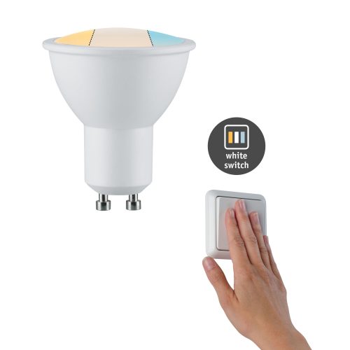 Paulmann, Paulmann 28797 LED EEK G (A - G) GU10 5.9 W Warmweiß (Ø x H) 50 mm x 56 mm colorchanging 1 St.