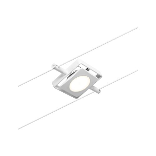 Paulmann, Paulmann Niedervolt-Seilsystem-Leuchte 4.5 W Weiß (matt), Chrom