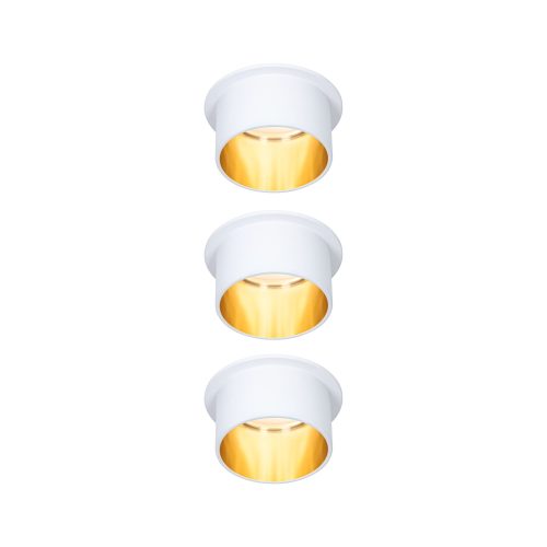 Paulmann, Paulmann 93381 Gil LED-Einbauleuchte LED LED fest eingebaut 19.5 W Weiß (matt), Gold