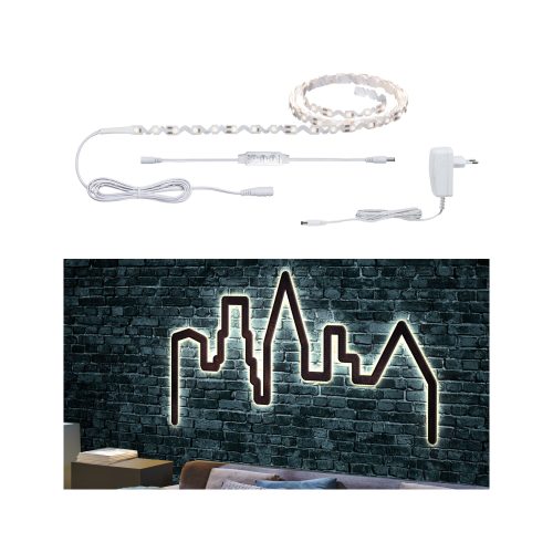 Paulmann, Paulmann FlexLED 3D 78961 LED-Streifen-Basisset mit Stecker 12 V 1.5 m Warmweiß 1 St.