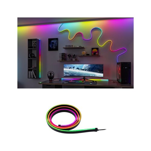 Paulmann, Paulmann Entertain 79555 LED-Lichtbandleuchte LED 4.5 W RGB Schwarz