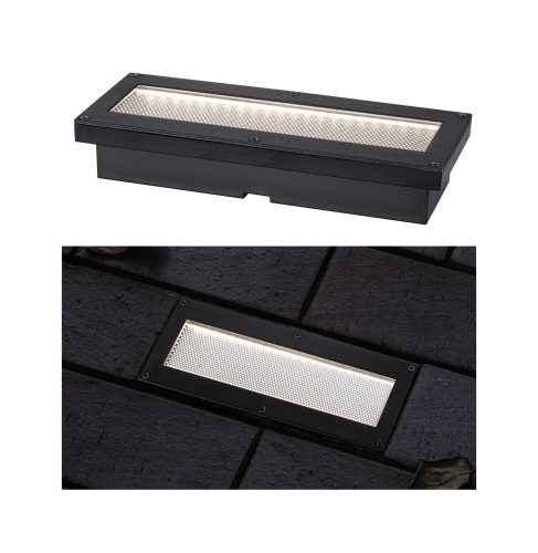 Paulmann, Paulmann 94576 Domenic Solar-Einbauleuchte 0.1 W Warmweiß Schwarz