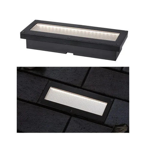 Paulmann, Paulmann 94576 Domenic Solar-Einbauleuchte 0.1 W Warmweiß Schwarz