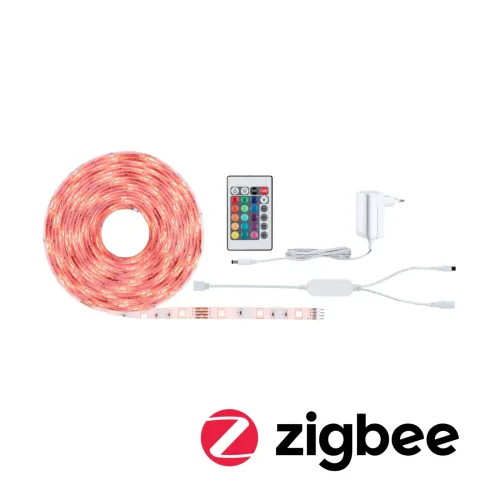 Paulmann, Paulmann 70534 LED-Streifen-Komplettset mit Stecker 230 V 5 m RGB 1 Set