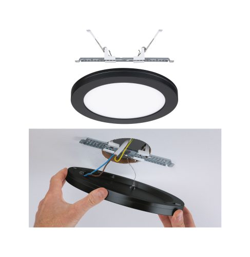 Paulmann, Paulmann 93097 2in1 Cover-it LED-Einbauleuchte LED 16.5 W Schwarz