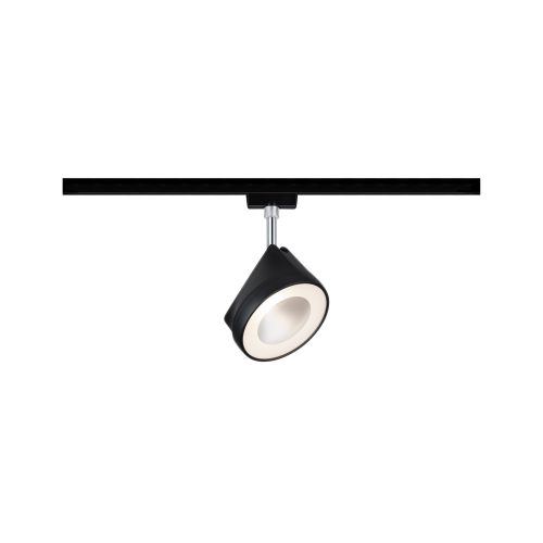 Paulmann, Paulmann Arena Hochvolt-Schienensystem-Leuchte URail LED fest eingebaut 14 W LED Schwarz (matt), Chrom