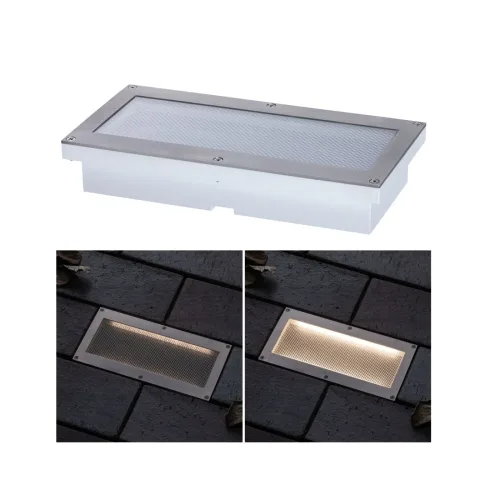 Paulmann, Paulmann 94239 Aron Solar-Einbauleuchte 1.5 W Warmweiß Weiß