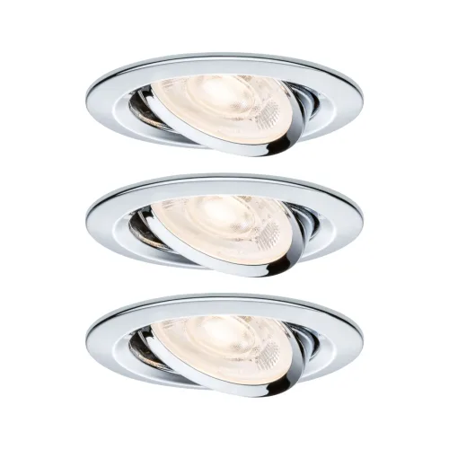 Paulmann, Paulmann 92274 Nova LED-Einbauleuchte LED GU10 4.9 W Chrom