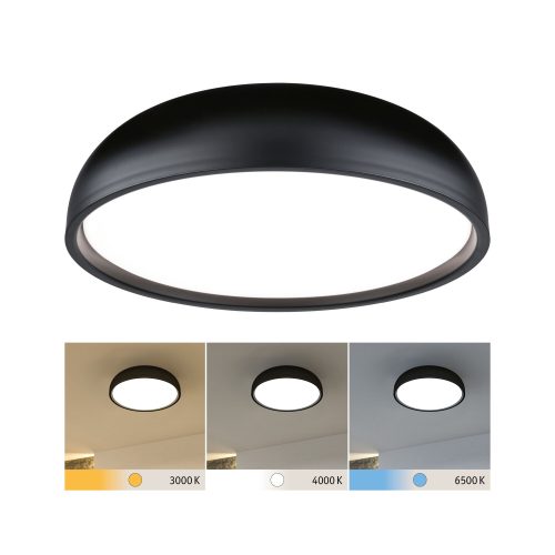 Paulmann, Paulmann 71084 Oka LED-Deckenleuchte LED 24 W Schwarz (matt)