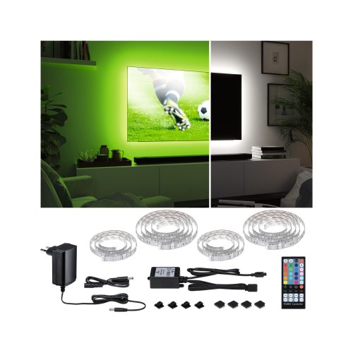 Paulmann, Paulmann 78876 LED-Streifen-Basisset mit Stecker 230 V 4.3 m RGBW 1 Set