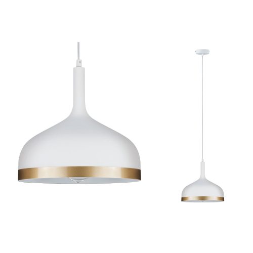 Paulmann, Paulmann Neordic Embla 79628 Pendelleuchte LED E27 20 W Weiß (matt), Gold