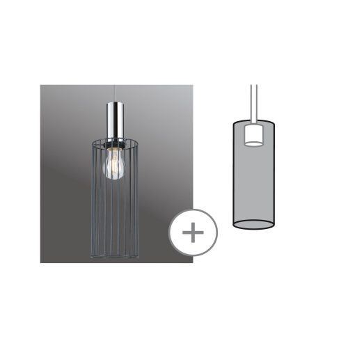 Paulmann, Paulmann Biraha 95614 Lampenschirm Anthrazit