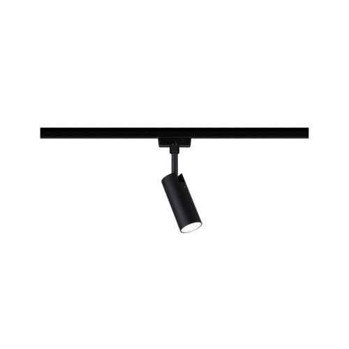 Paulmann, Paulmann Tubo Hochvolt-Schienensystem-Leuchte URail LED fest eingebaut 4.5 W LED Schwarz (matt)