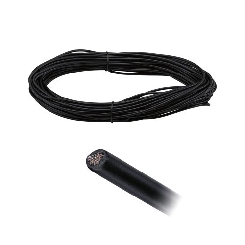 Paulmann, Paulmann Wire Corduo Spannseil 20m Sz 2,5qmm iso 94593 Niedervolt-Seilsystem-Komponente Schwarz