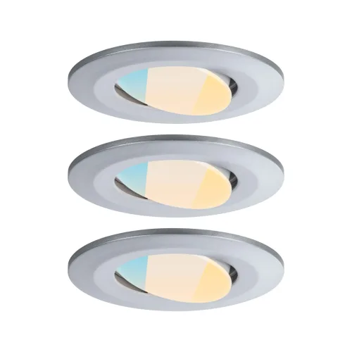 Paulmann, Paulmann 93095 Calla WhiteSwitch LED-Einbauleuchte LED 15 W Chrom (matt)