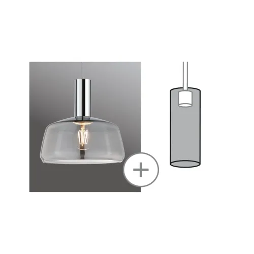 Paulmann, Paulmann Neila 95605 Lampenschirm Rauchglas