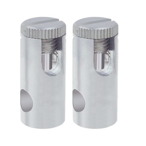 Paulmann, Paulmann 97283 Niedervolt-Seilsystem-Komponente Stromeinspeisung 2er Set Chrom (matt)
