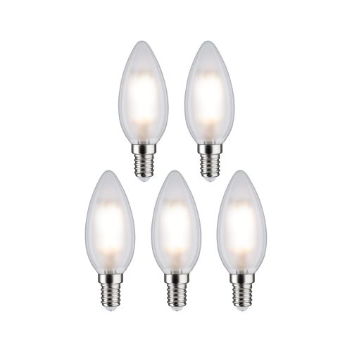 Paulmann, Paulmann 29096 LED EEK F (A - G) E14 Kerzenform 4.8 W Neutralweiß (Ø x H) 35 mm x 98 mm 5 St.