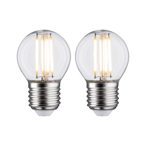 Paulmann, Paulmann 28640 LED EEK F (A - G) E27 5 W Warmweiß (Ø x H) 45 mm x 72 mm 2 St.