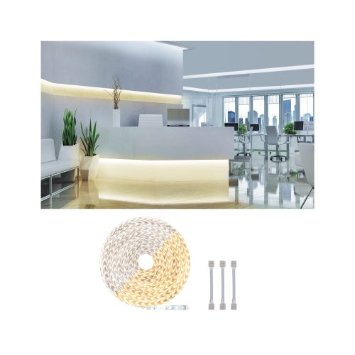 Paulmann, Paulmann 71041 LED-Streifen-Erweiterung mit Stecker 24 V 20 m Warmweiß bis Tageslichtweiß 20 m