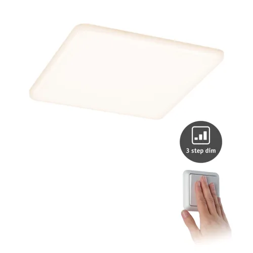 Paulmann, Paulmann 93061 EB Panel Veluna VariFit LED-Einbauleuchte 17 W Satin