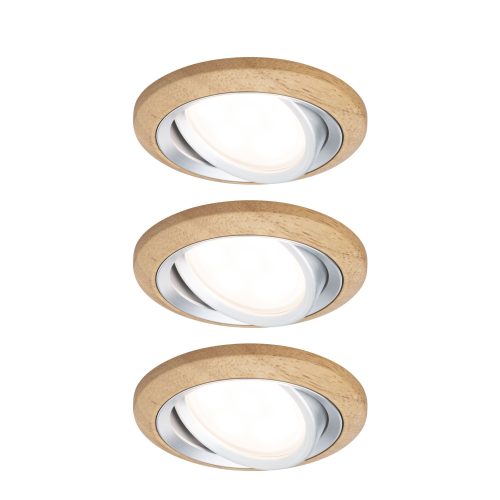 Paulmann, Paulmann 92239 Lanati LED-Einbauleuchte LED 6 W Aluminium (gedreht)