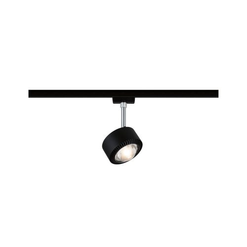 Paulmann, Paulmann URail Aldan Hochvolt-Schienensystem-Leuchte URail LED fest eingebaut 9 W LED Schwarz (matt)