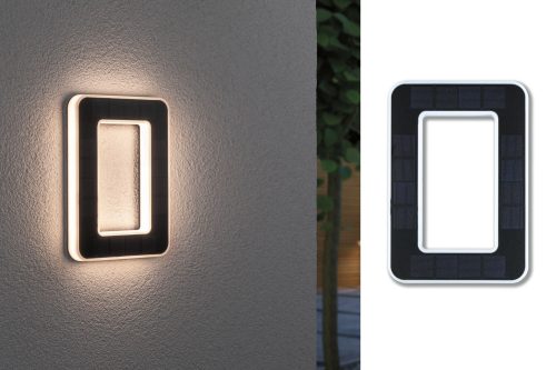 Paulmann, Paulmann 79851 4000870798515 Solar-Hausnummernleuchte EEK: A (A - G) 0.20 W Warmweiß Schwarz