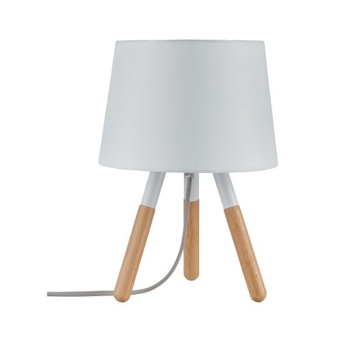 Paulmann, Paulmann Neordic Berit 79646 Tischlampe LED E27 20 W Weiß, Holz