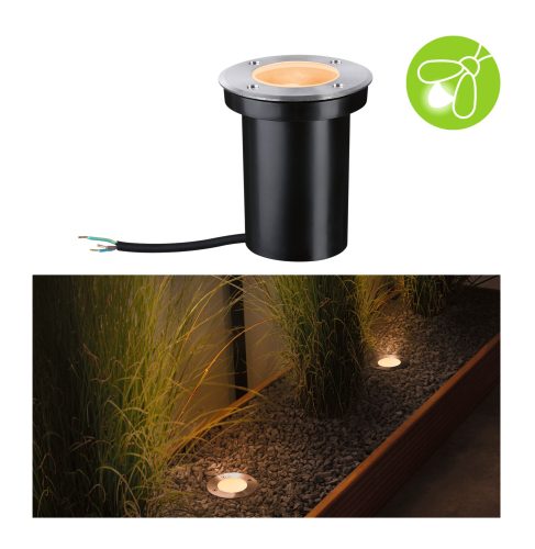 Paulmann, Paulmann Floor 2200K rd 94732 Bodeneinbauleuchte GU10 LED 4.3 W Schwarz