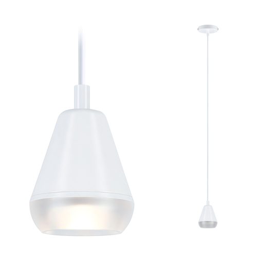 Paulmann, Paulmann Luia 76991 Pendelleuchte GU10 10 W Satin, Weiß