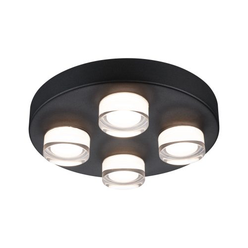 Paulmann, Paulmann Kame Feuchtraumleuchte LED 16.8 W Warmweiß Schwarz