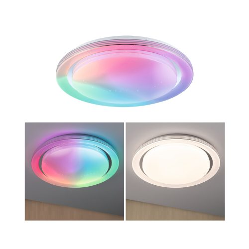 Paulmann, Paulmann 70547 Rainbow LED-Deckenleuchte LED LED 38.50 W Chrom, Weiß