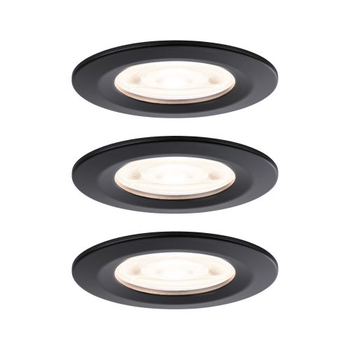 Paulmann, Paulmann 92311 Nova LED-Einbauleuchte LED GU10 4.9 W Schwarz (matt)