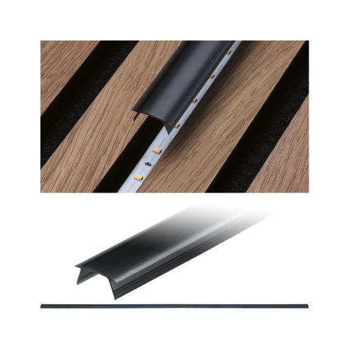 Paulmann, Paulmann 79579 LED Strip Aufbauprofil (L x B x H) 800 x 18 x 8 mm 1 St.