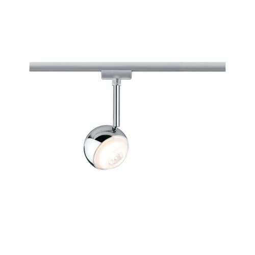 Paulmann, Paulmann Capsule II Hochvolt-Schienensystem-Leuchte URail LED fest eingebaut 6 W LED Chrom (matt), Chrom