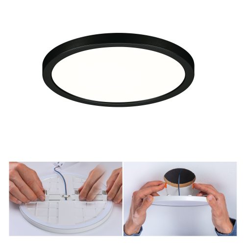 Paulmann, Paulmann 79963 Areo VariFit LED-Einbauleuchte LED LED fest eingebaut 13 W Schwarz