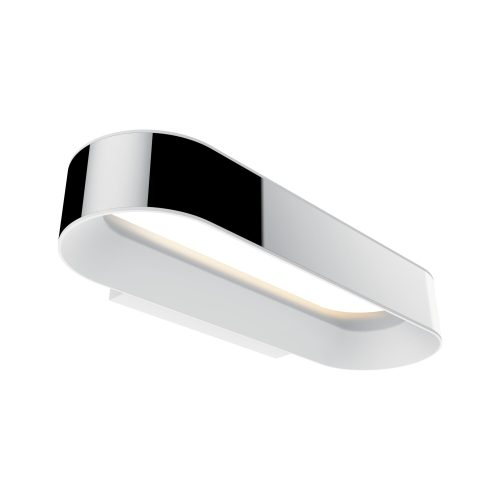 Paulmann, Paulmann Agena 70948 LED-Bad-Wandleuchte 20 W Warmweiß Chrom, Weiß (matt)