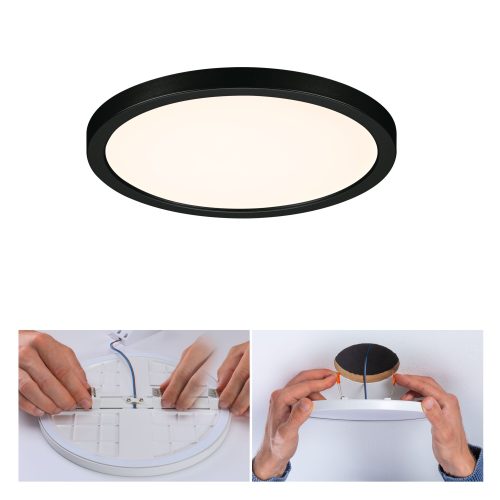 Paulmann, Paulmann 79961 Areo VariFit LED-Einbauleuchte LED LED fest eingebaut 13 W Schwarz