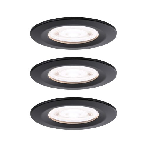 Paulmann, Paulmann 92339 Nova LED-Einbauleuchte GU10 4.9 W Schwarz (matt)
