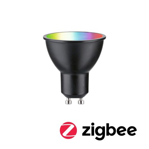 Paulmann, 29148 Paulmann Home LED-Leuchtmittel GU10 EEK: F (A - G) 4.8 W RGBW Schwarz (matt)