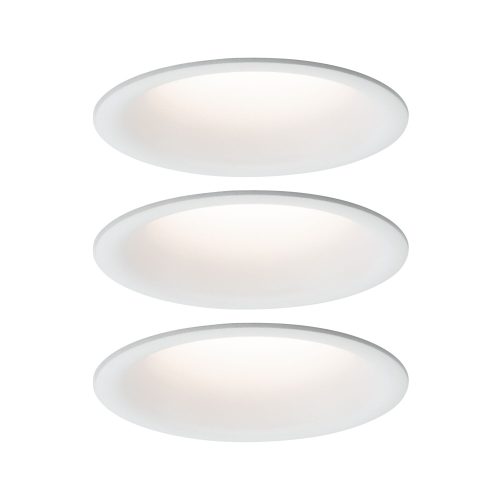 Paulmann, Paulmann LED-Bad-Einbauleuchte 3er Set 18.9 W