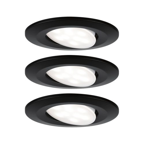 Paulmann, Paulmann 99991 LED-Einbauleuchte LED LED fest eingebaut 18 W Schwarz (matt)