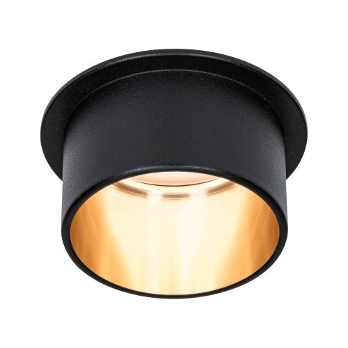 Paulmann, Paulmann 93378 LED-Einbauleuchte LED LED fest eingebaut 6 W Schwarz (matt), Gold