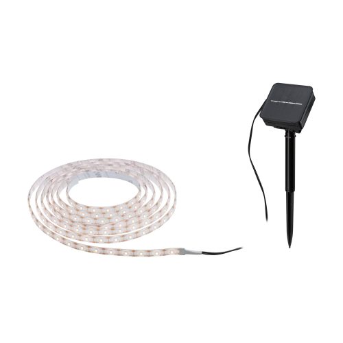 Paulmann, Paulmann 78896 Solar LED Stripe 3m warmweiß LED-Streifen-Basisset 0.3 W Schwarz